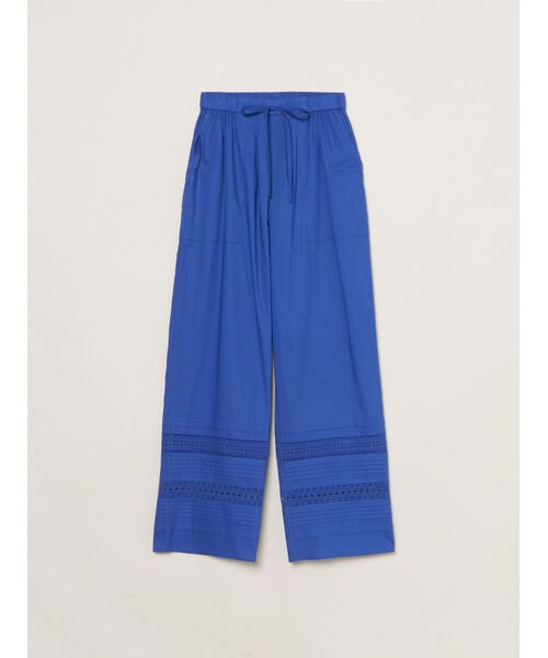 three dots / スリードッツ その他パンツ | Jerome lace pants（blue）