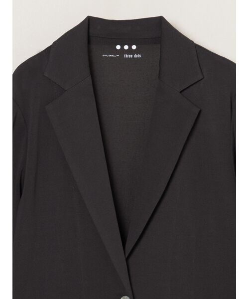three dots / スリードッツ テーラードジャケット | Sheer terry jacket | 詳細2