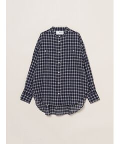 three dots / スリードッツ その他トップス | Shirring swell shirt