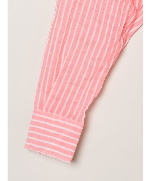 three dots / スリードッツ その他トップス | Shirring swell shirt | 詳細3