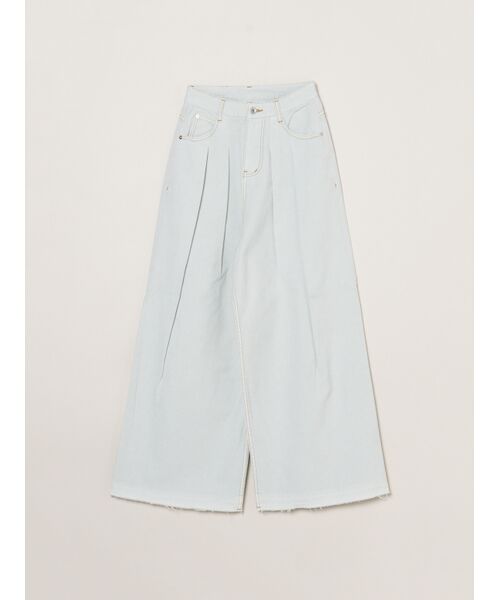 three dots / スリードッツ その他パンツ | Tint denim pants(tint blue)