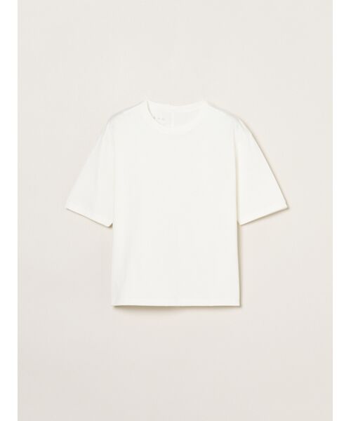 three dots / スリードッツ Tシャツ | Suvin 28 jersey crew neck tee（snow white）