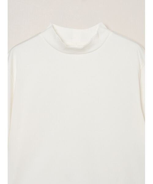 three dots / スリードッツ Tシャツ | Suvin 28 jersey mock neck tee | 詳細2