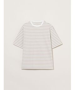 three dots / スリードッツ Tシャツ | Men's Powderycotton border s/s T