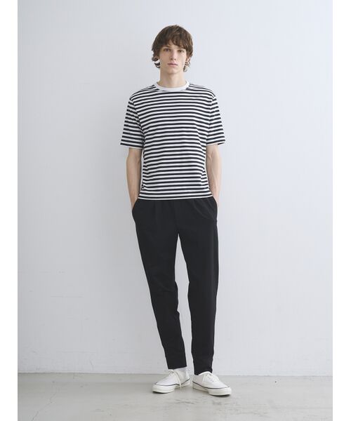 three dots / スリードッツ Tシャツ | Men's Powderycotton border s/s T | 詳細9