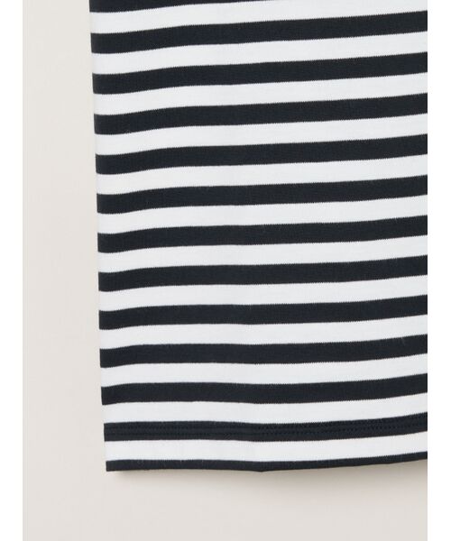 three dots / スリードッツ Tシャツ | Men's Powderycotton border s/s T | 詳細4