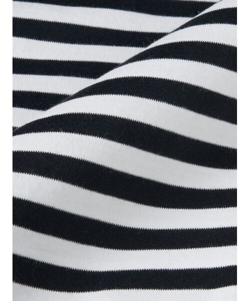 three dots / スリードッツ Tシャツ | Men's Powderycotton border s/s T | 詳細5