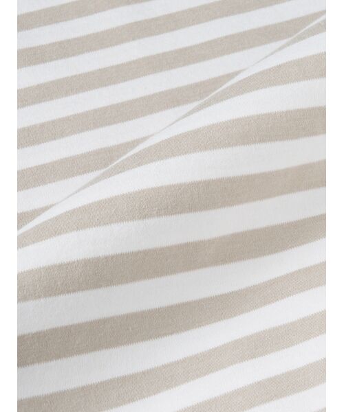 three dots / スリードッツ ポロシャツ | Men's Powdery cotton border polo | 詳細5