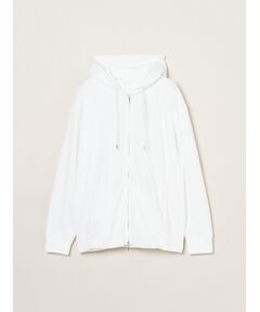 three dots / スリードッツ パーカー | Men's Powdery cotton zip up hoody