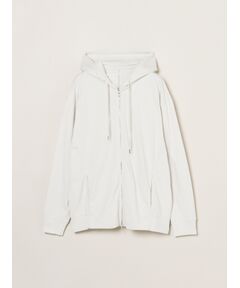 three dots / スリードッツ パーカー | Men's Powdery cotton zip up hoody