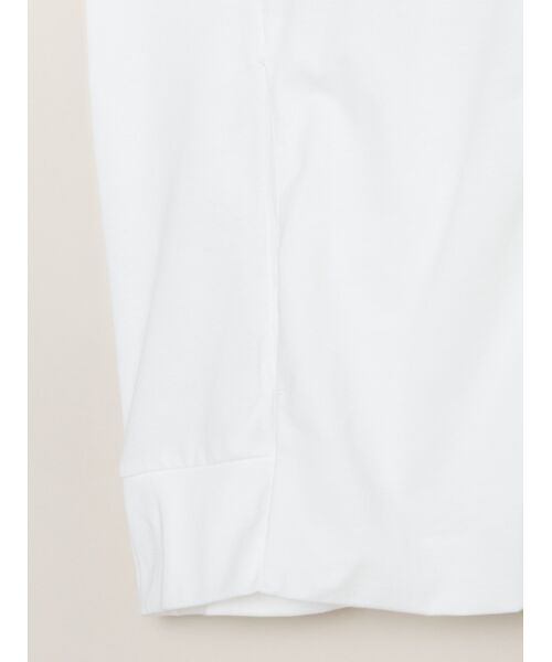 three dots / スリードッツ パーカー | Men's Powdery cotton zip up hoody | 詳細4