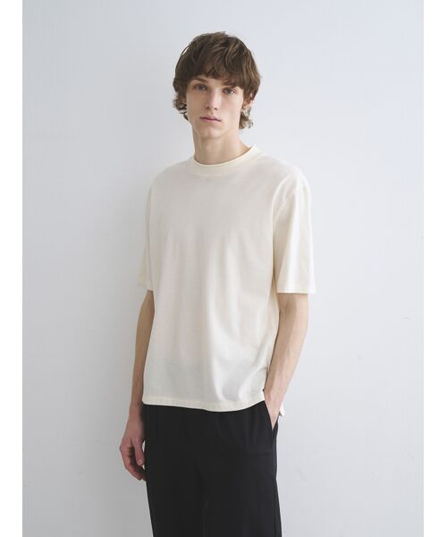 three dots / スリードッツ Tシャツ | Men's sanded jersey pique s/s T | 詳細6