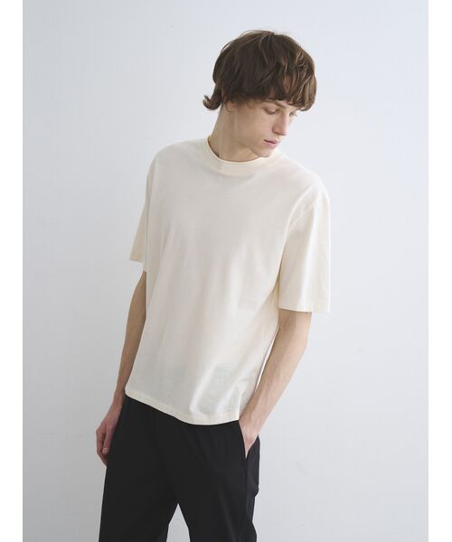 three dots / スリードッツ Tシャツ | Men's sanded jersey pique s/s T | 詳細8