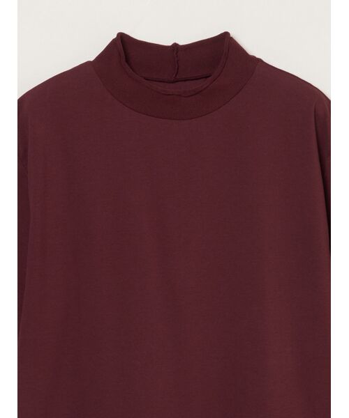 three dots / スリードッツ Tシャツ | Men's sandedjerseypique mockneck | 詳細2