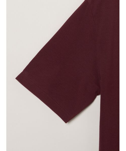three dots / スリードッツ Tシャツ | Men's sandedjerseypique mockneck | 詳細3