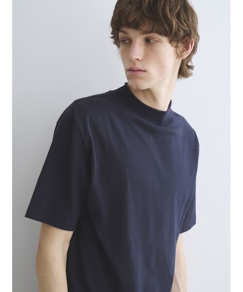 three dots / スリードッツ Tシャツ | Men's sandedjerseypique mockneck | 詳細7