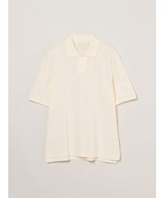 three dots / スリードッツ ポロシャツ | Men's sanded jersey pique polo