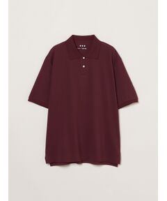 three dots / スリードッツ ポロシャツ | Men's sanded jersey pique polo