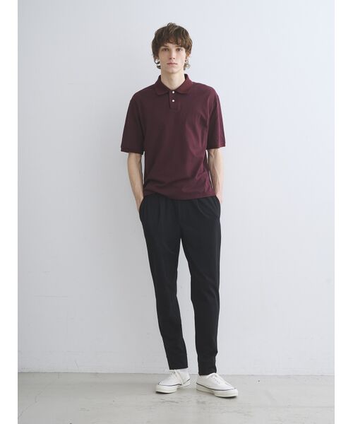 three dots / スリードッツ ポロシャツ | Men's sanded jersey pique polo | 詳細9