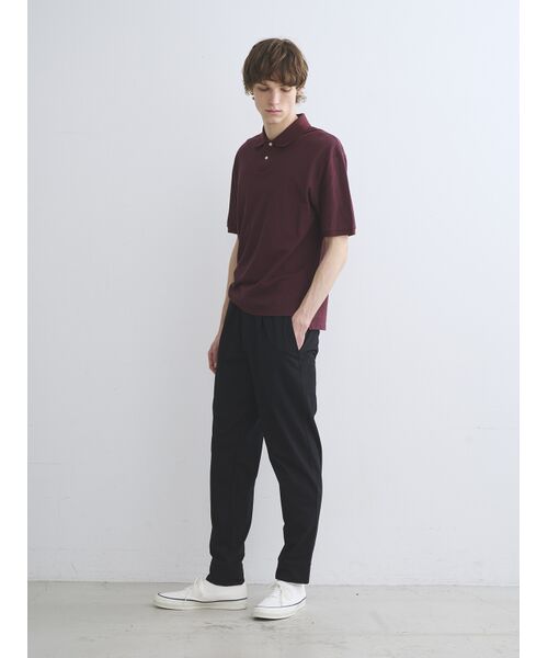 three dots / スリードッツ ポロシャツ | Men's sanded jersey pique polo | 詳細10