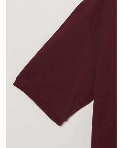 three dots / スリードッツ ポロシャツ | Men's sanded jersey pique polo | 詳細3