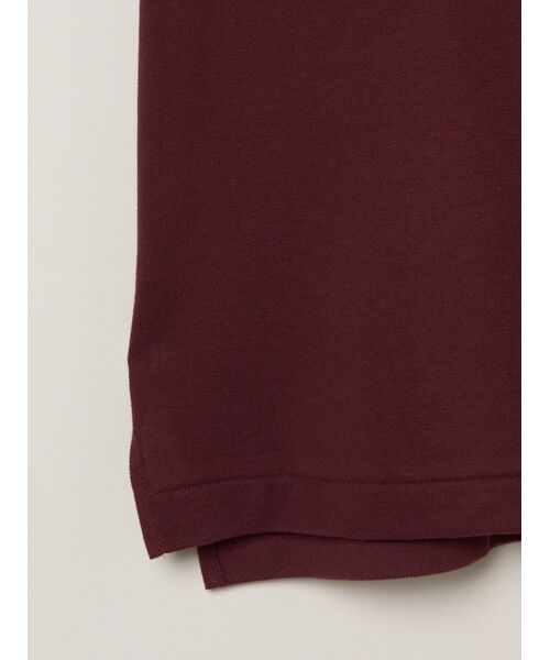 three dots / スリードッツ ポロシャツ | Men's sanded jersey pique polo | 詳細4