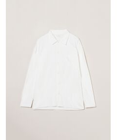 three dots / スリードッツ シャツ・ブラウス | Men's milky jersey l/s shirt