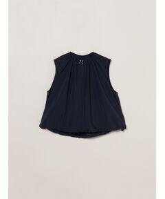 three dots / スリードッツ テーラードジャケット | Seaside line sleeveless jacket