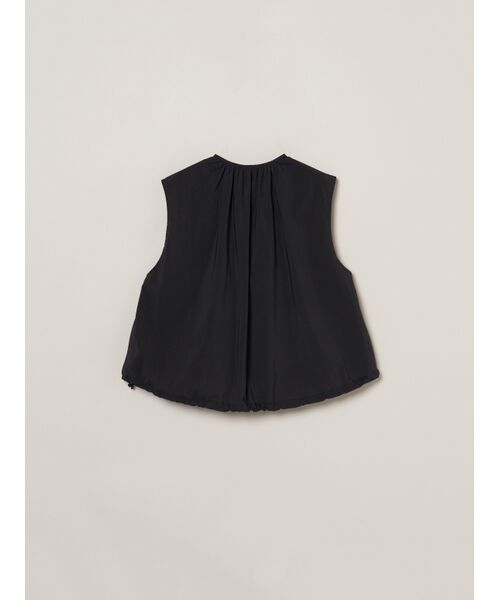 three dots / スリードッツ テーラードジャケット | Seaside line sleeveless jacket | 詳細1