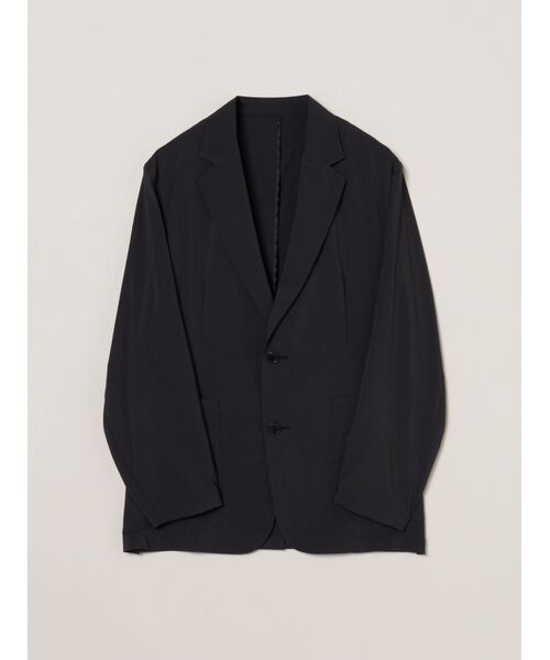three dots / スリードッツ テーラードジャケット | Men's Travel Line relax jacket（black）