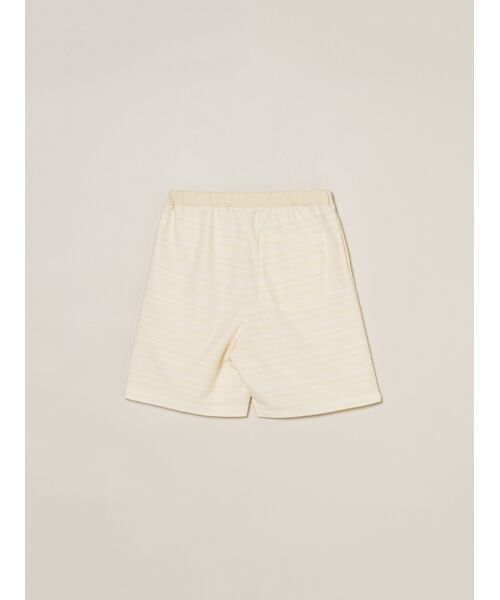 three dots / スリードッツ その他パンツ | Men's slub tuck border shortpants | 詳細1
