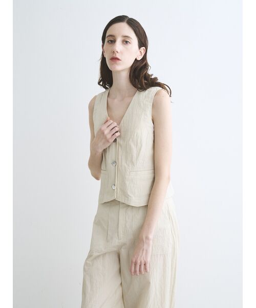 three dots / スリードッツ その他トップス | Sun dried cloth tops | 詳細8