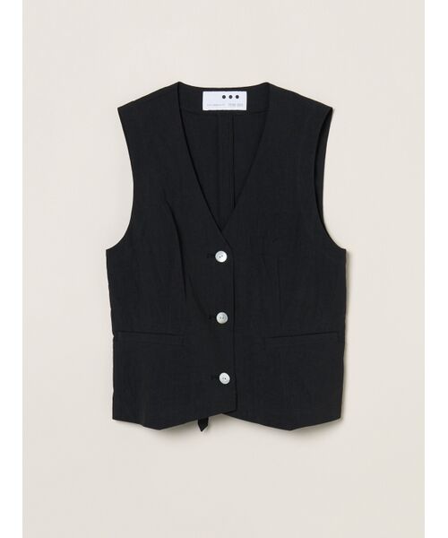 three dots / スリードッツ その他トップス | Sun dried cloth tops（black）