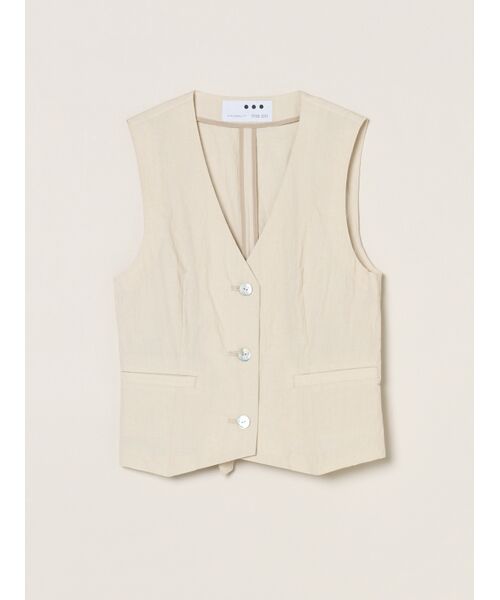 three dots / スリードッツ その他トップス | Sun dried cloth tops（beige）