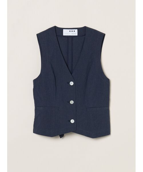 three dots / スリードッツ その他トップス | Sun dried cloth tops（navy）