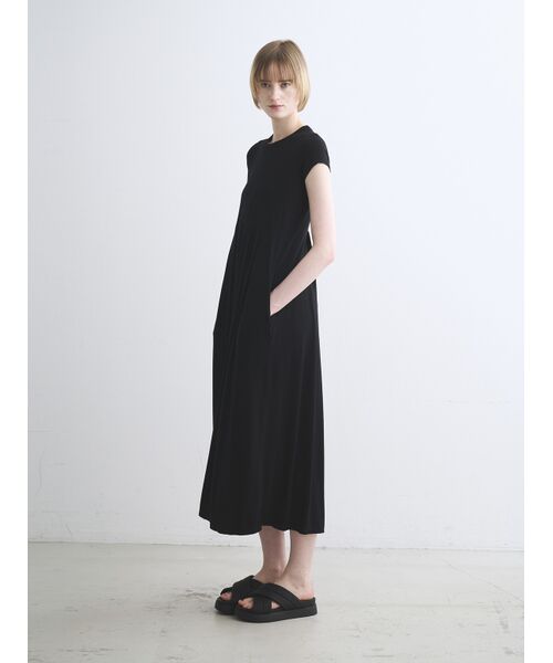 three dots / スリードッツ ドレス | Travel line dress | 詳細10