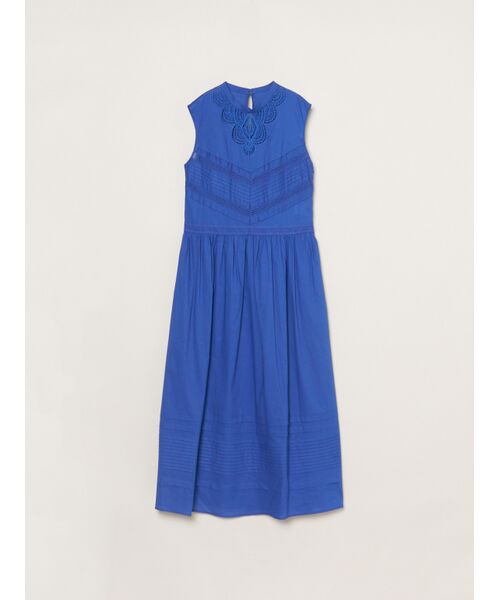 three dots / スリードッツ ドレス | Jerome lace dress（blue）