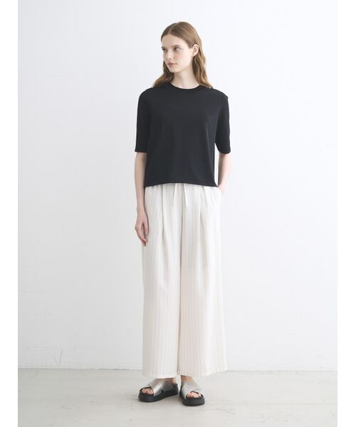 three dots / スリードッツ その他パンツ | Crisp weave pants | 詳細9