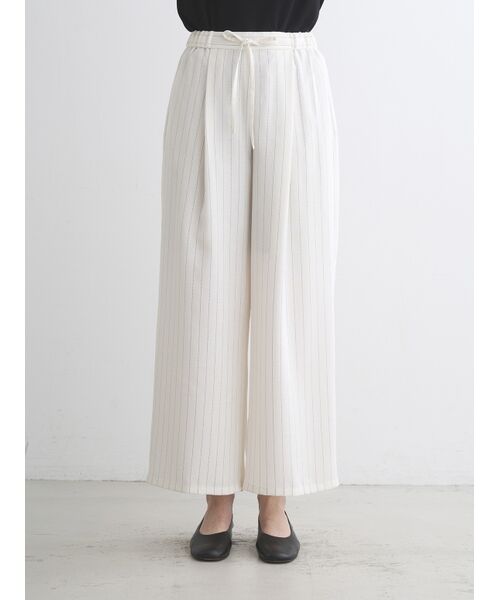 three dots / スリードッツ その他パンツ | Crisp weave pants | 詳細10