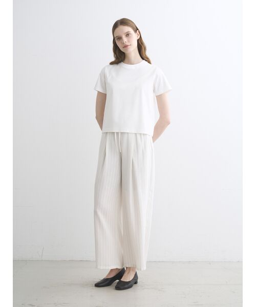 three dots / スリードッツ その他パンツ | Crisp weave pants | 詳細8