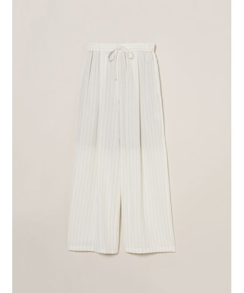 three dots / スリードッツ その他パンツ | Crisp weave pants(white stripe)