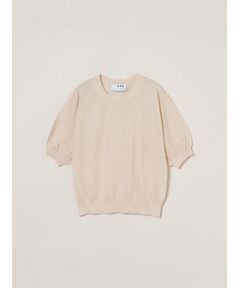 three dots / スリードッツ ニット・セーター | Sheer lurex top