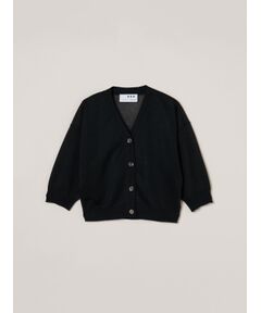 three dots / スリードッツ カーディガン・ボレロ | Sheer lurex cardigan