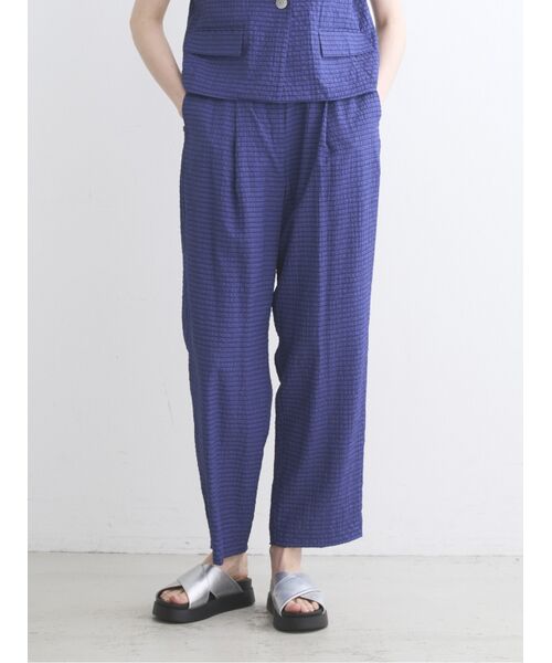 three dots / スリードッツ その他パンツ | Veil plaid pants | 詳細6