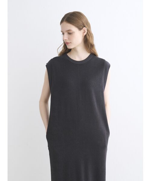 three dots / スリードッツ ドレス | Pure pile dress | 詳細8