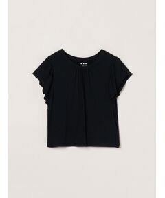 three dots / スリードッツ その他トップス | Travel line ruffle sleeve top