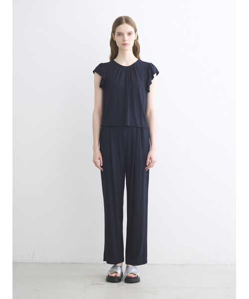 three dots / スリードッツ その他トップス | Travel line ruffle sleeve top | 詳細10