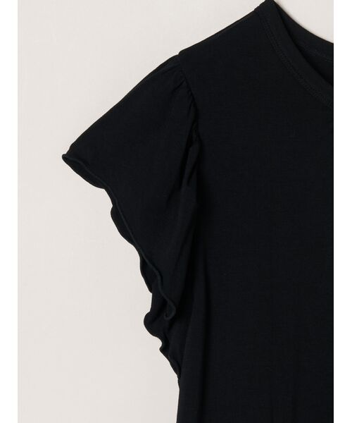 three dots / スリードッツ その他トップス | Travel line ruffle sleeve top | 詳細3