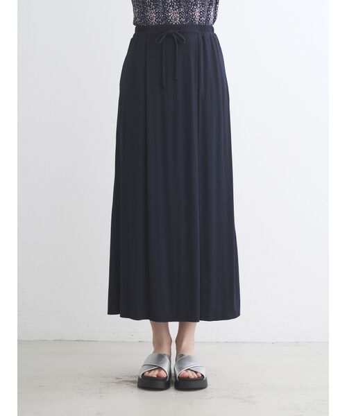 three dots / スリードッツ スカート | Travel line long skirt | 詳細9