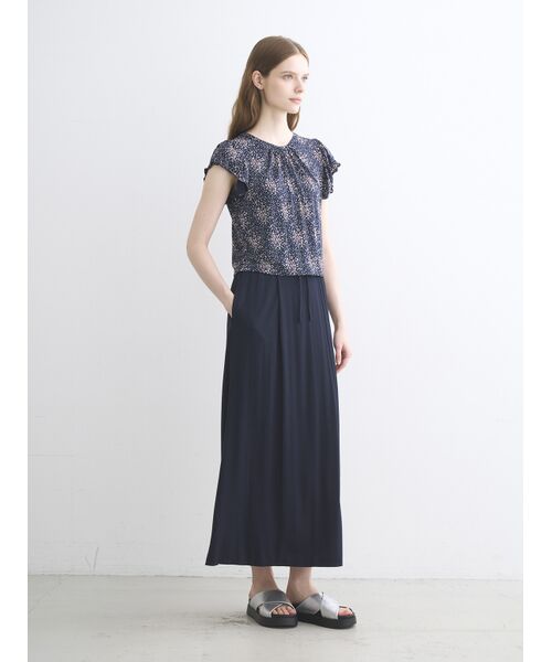 three dots / スリードッツ スカート | Travel line long skirt | 詳細8